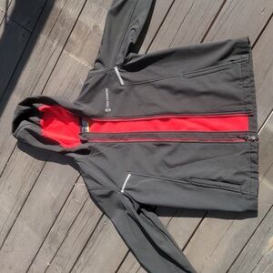 Free Country Red & Black Long Sleeve Coat